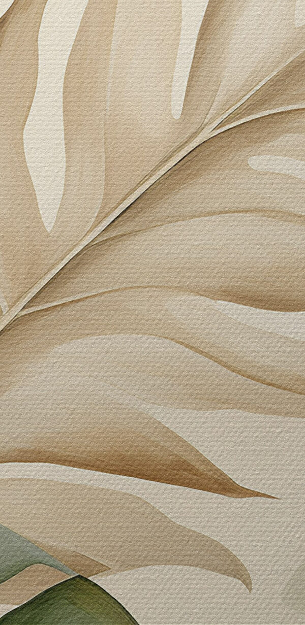 Lush foliage in soft pastel hues