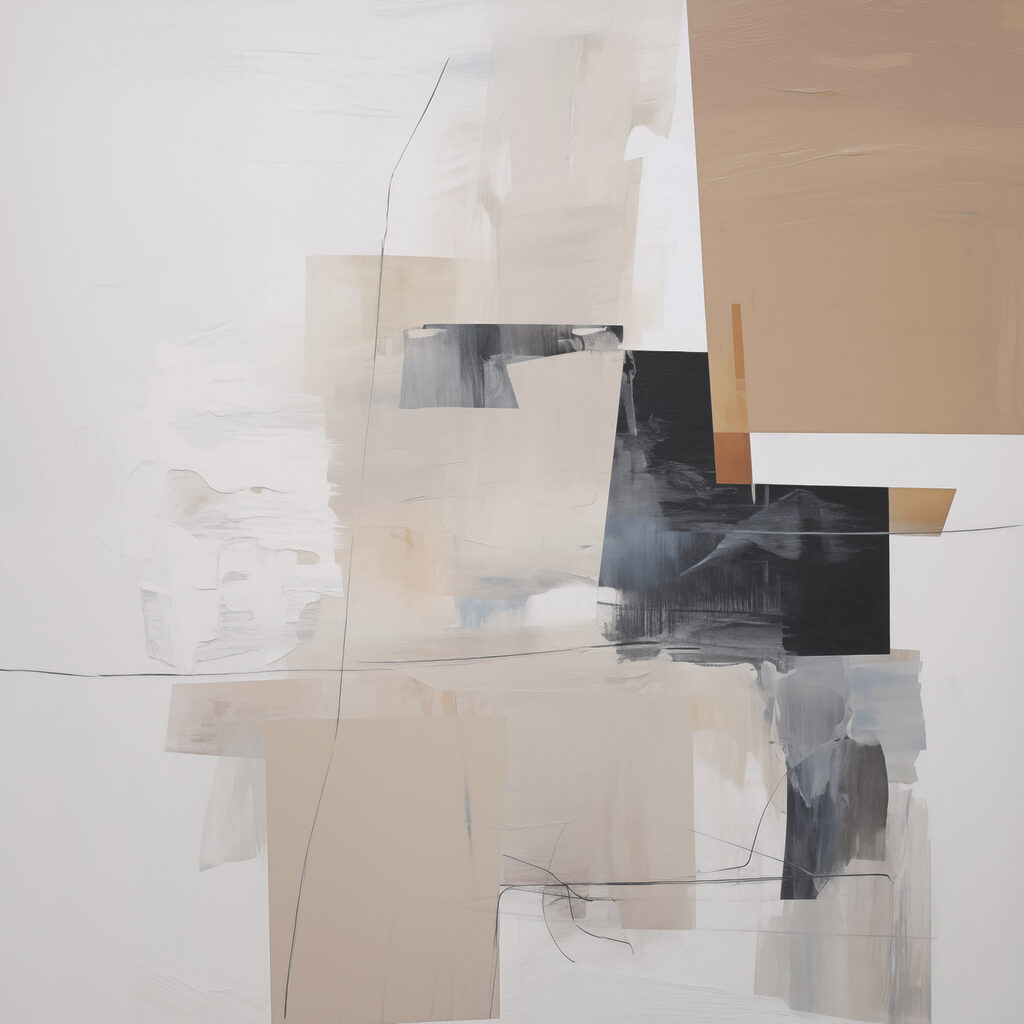 Painting of a white wall
