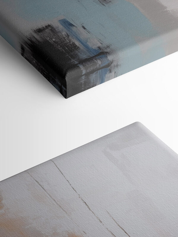 Painting of a white wall with black and red paint Painting of a white wall with black and red paint