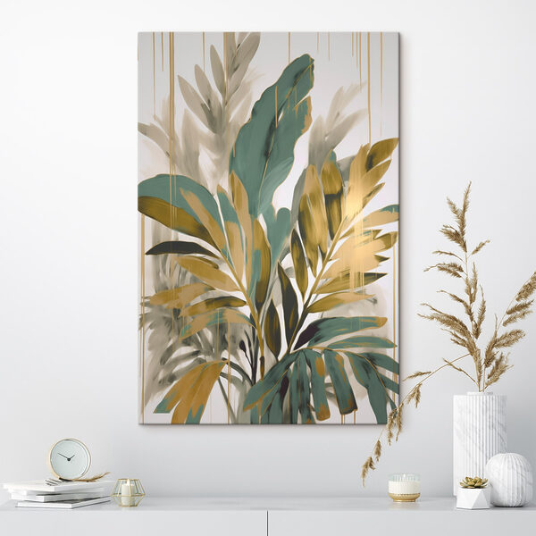 Painting of leaves and branches