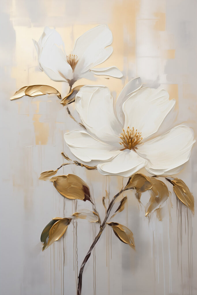 Elegant blossoms in soft colors