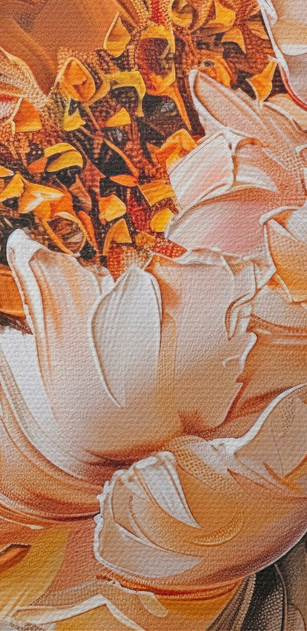 Delicate petals in soft hues