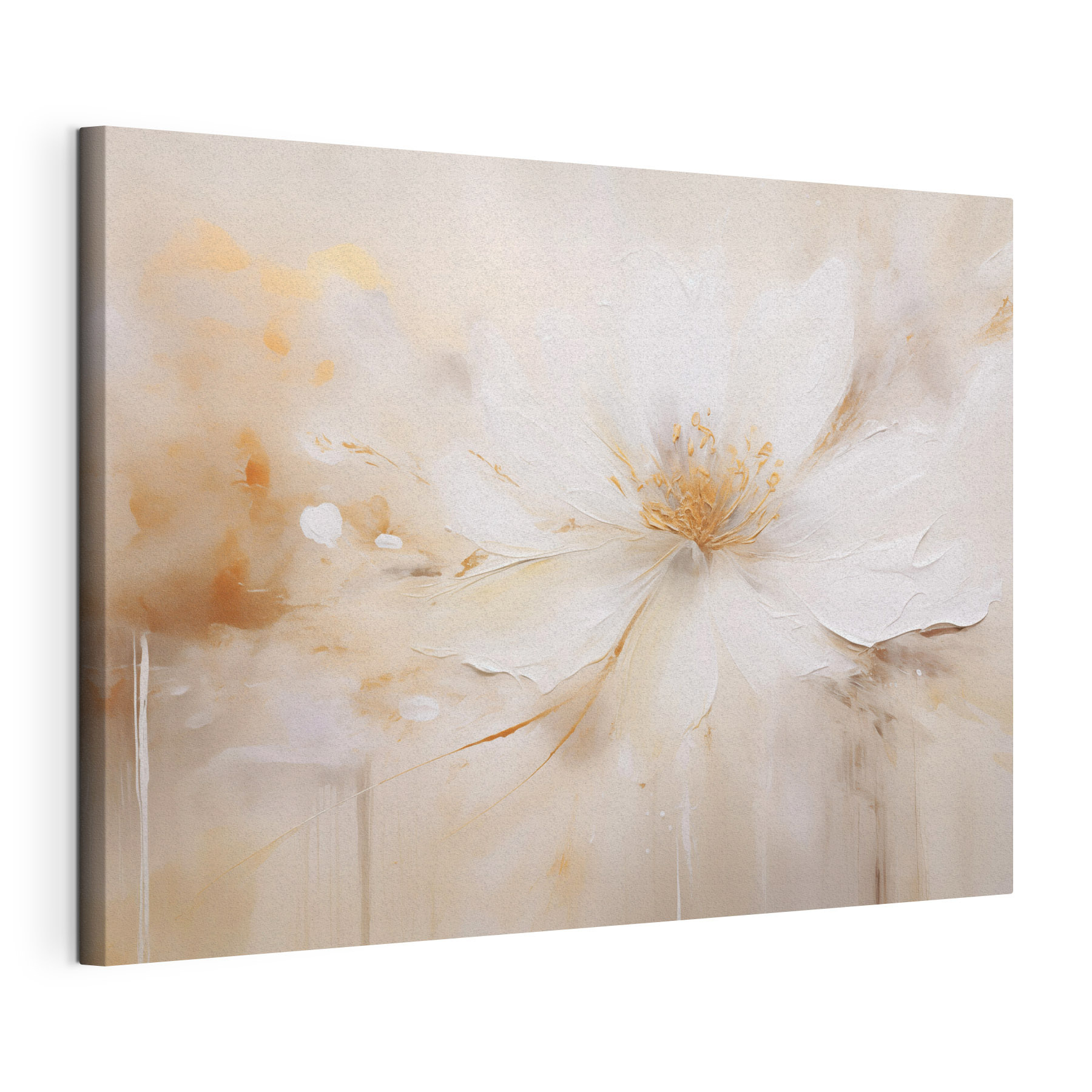 Painting of a white flower