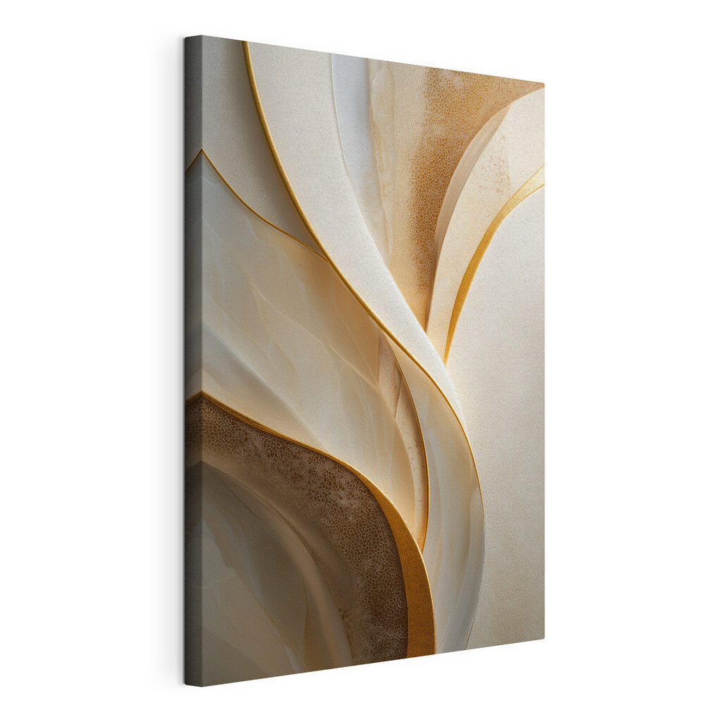 Flowing patterns of soft, muted tones