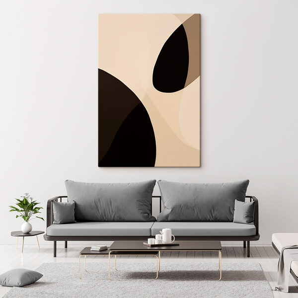 Black and white circles