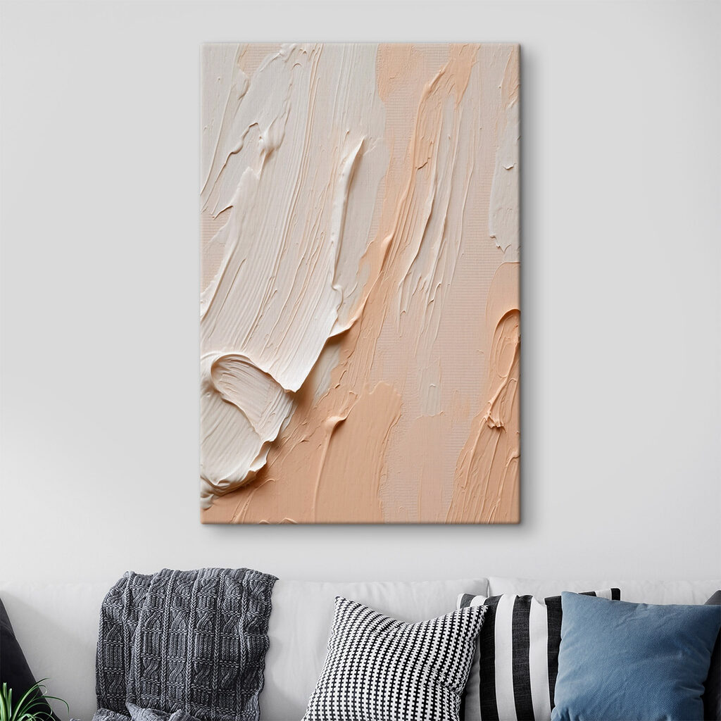 Textured Layers in Soft Hues