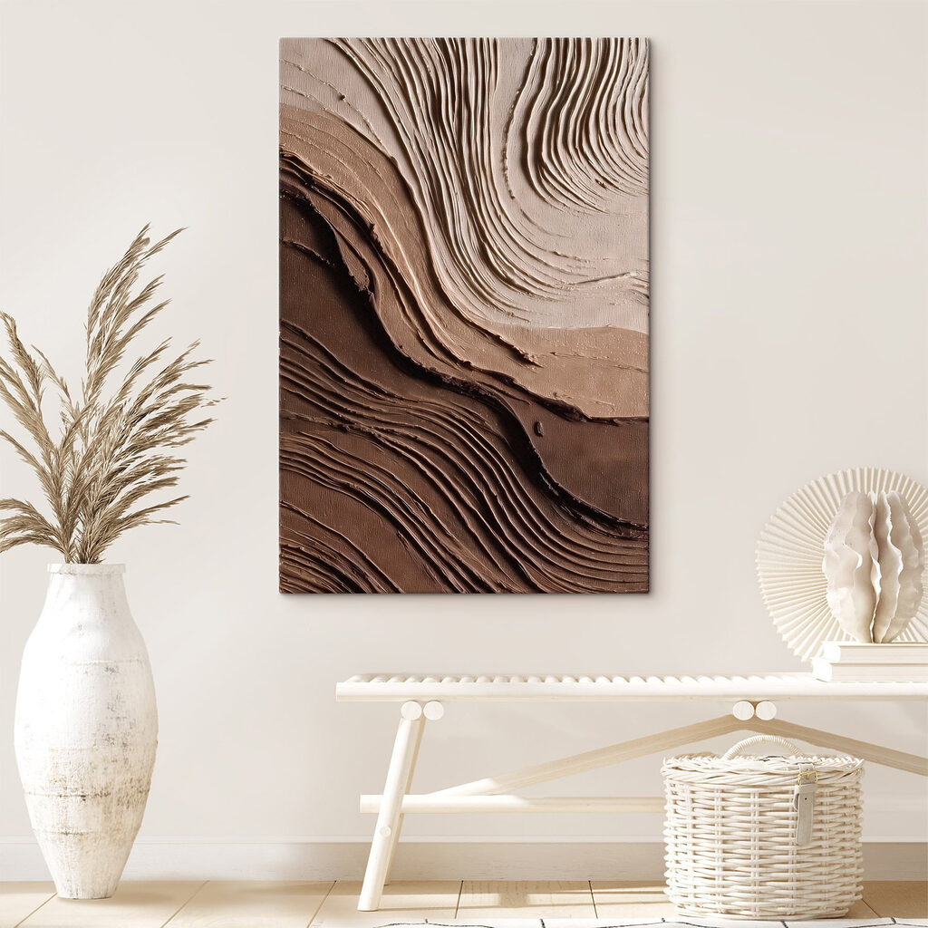 Soft, wavy texture in neutral hues