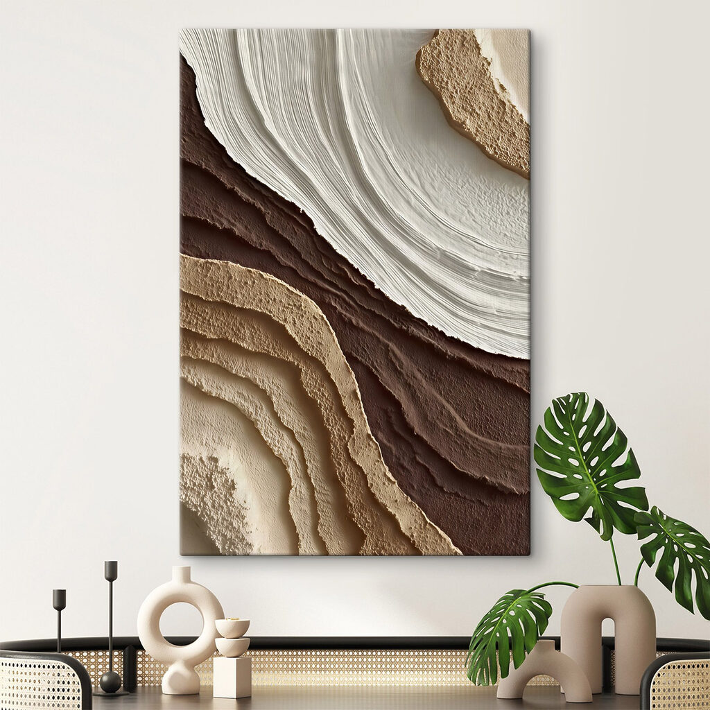 Textured Earth Tones in Layers Textured Earth Tones in Layers