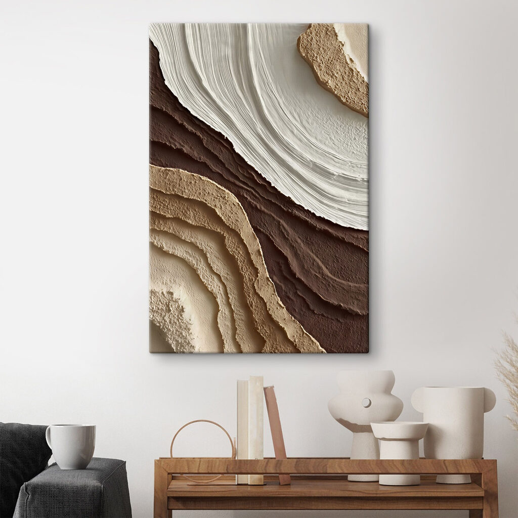 Textured Earth Tones in Layers Textured Earth Tones in Layers