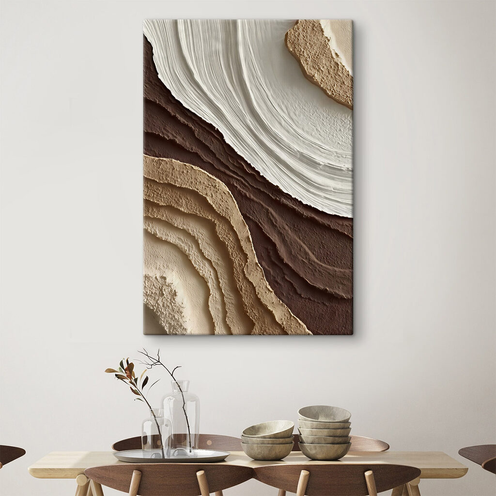 Textured Earth Tones in Layers Textured Earth Tones in Layers