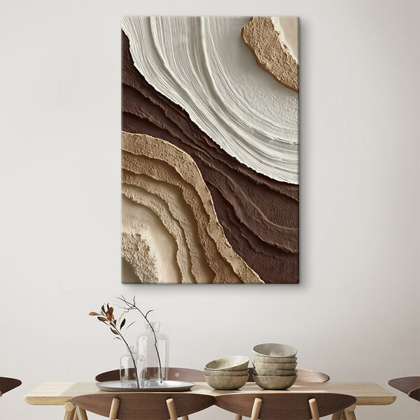 Textured Earth Tones in Layers Textured Earth Tones in Layers
