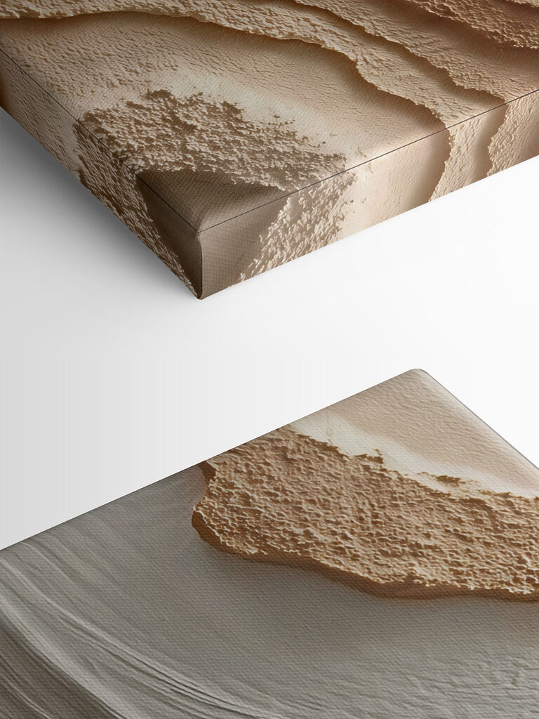 Textured Earth Tones in Layers Textured Earth Tones in Layers