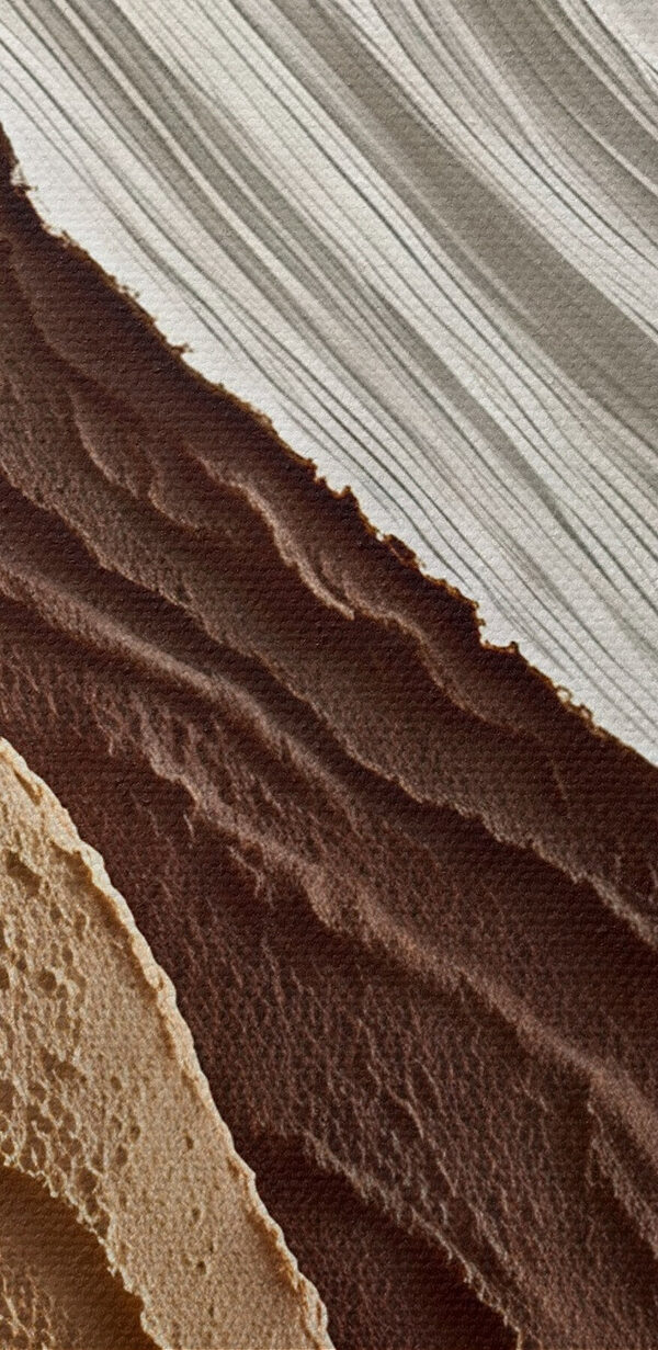 Textured Earth Tones in Layers Textured Earth Tones in Layers