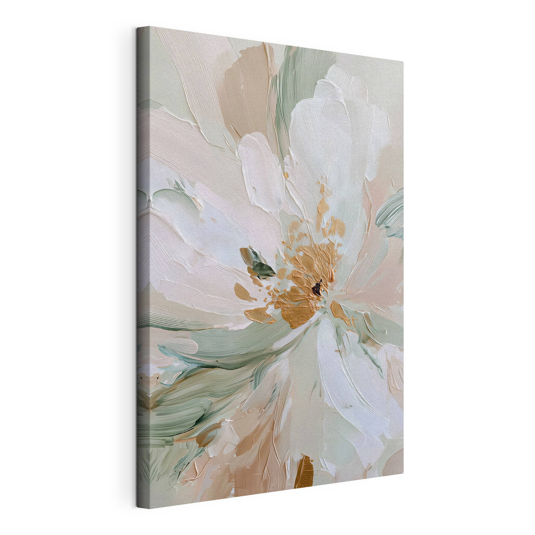 Delicate floral abstraction in soft hues