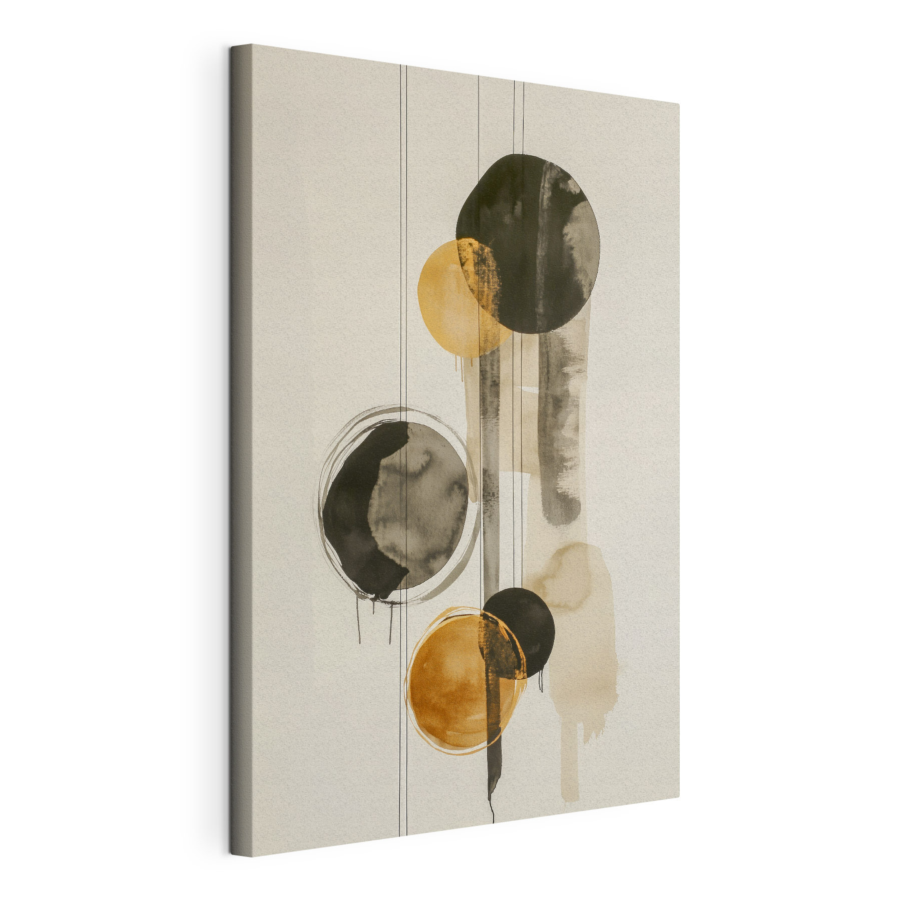 Painting of circles and lines Painting of circles and lines