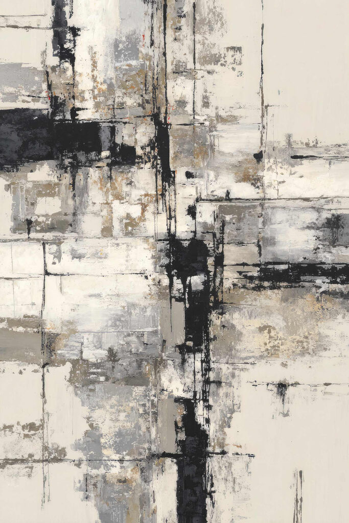 Black and white painting