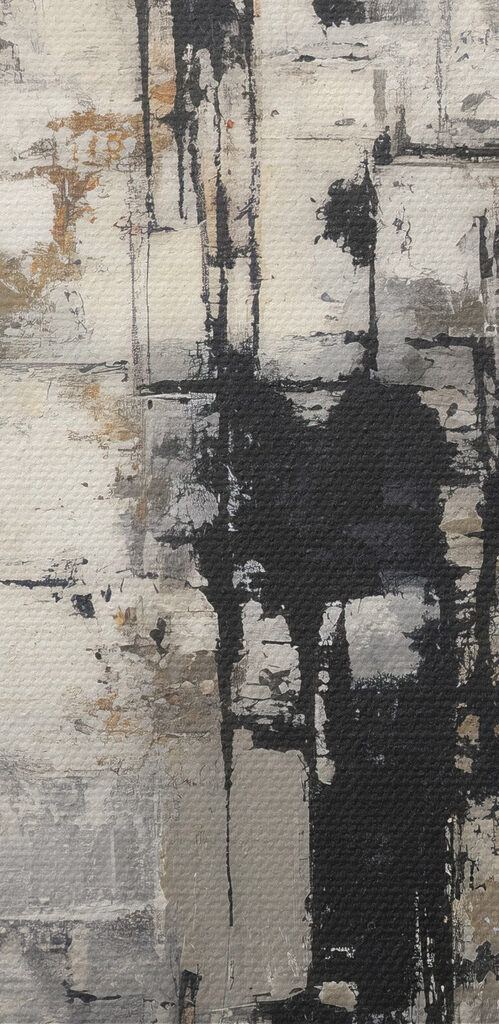 Black and white painting
