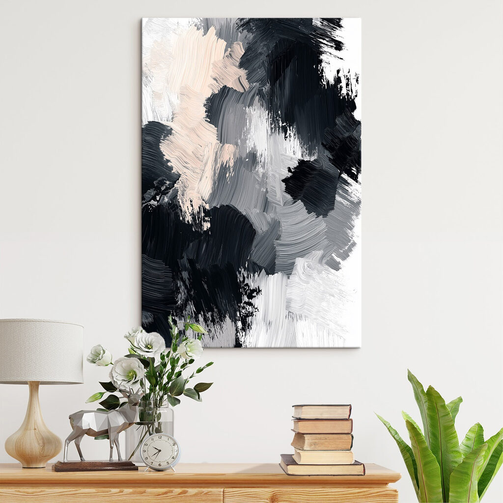 Black and white paint Black and white paint