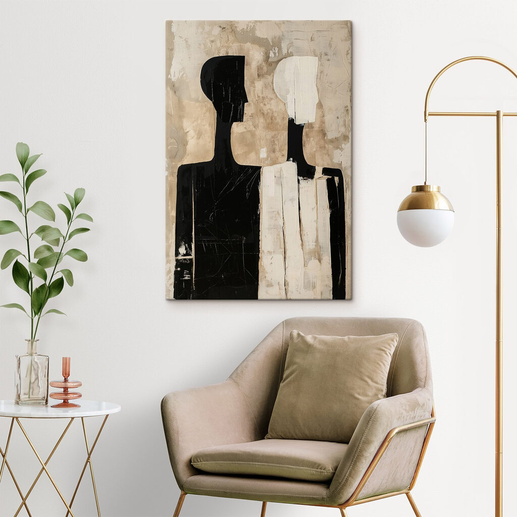 Painting of two people