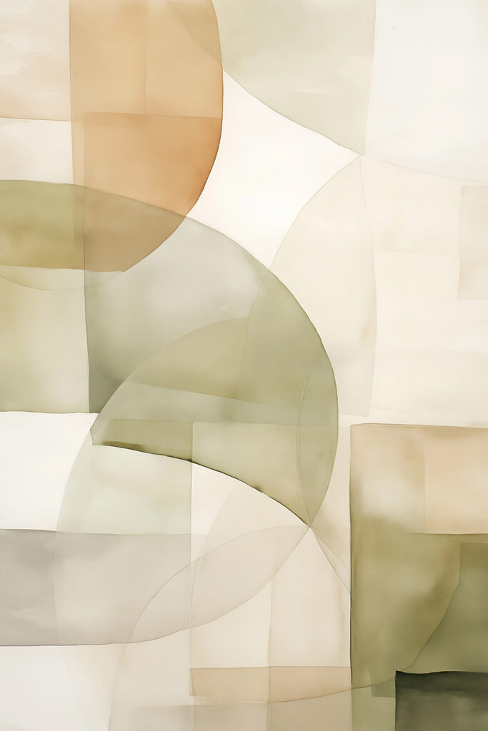 Calm shades in soft abstract pattern