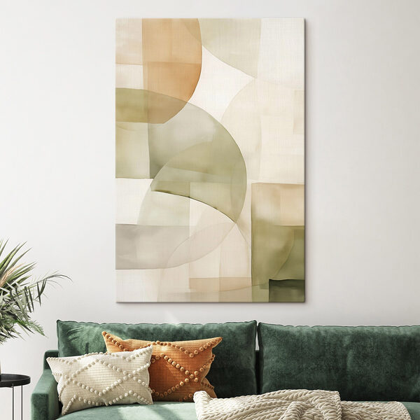 Calm shades in soft abstract pattern