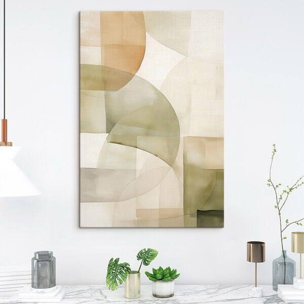 Calm shades in soft abstract pattern