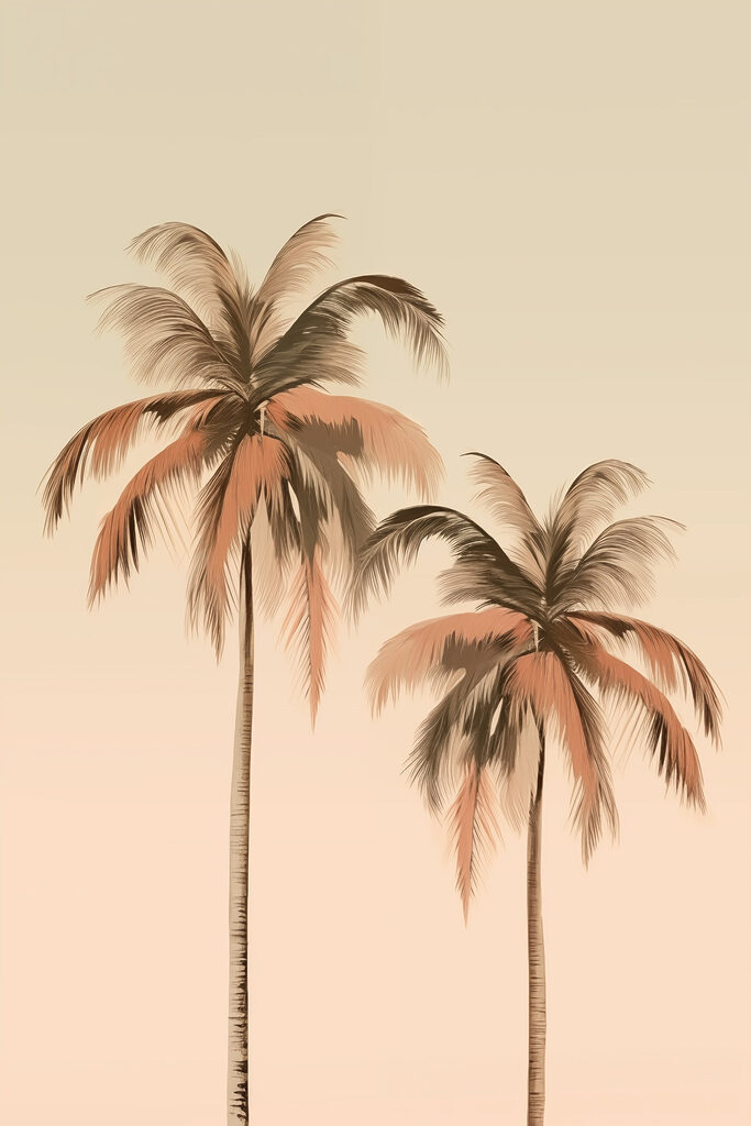 Group of palm trees