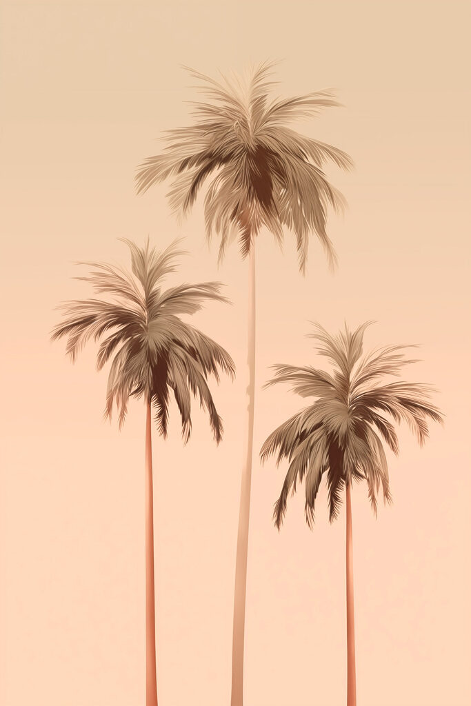 Group of palm trees