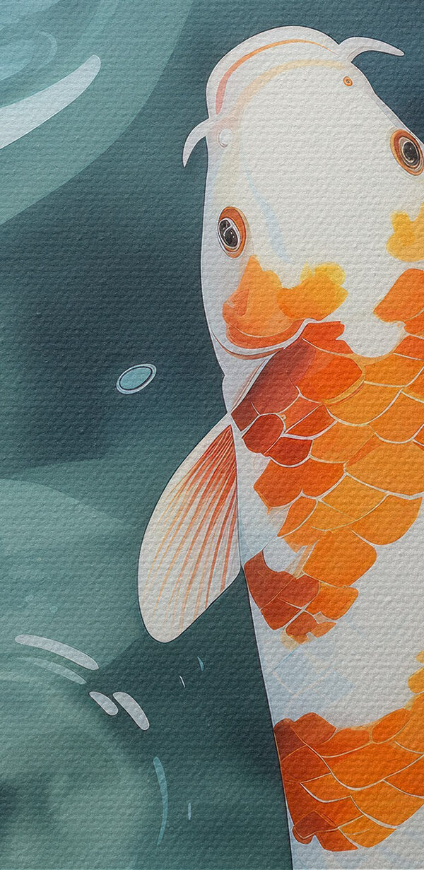 Two fish swimming in water Two fish swimming in water