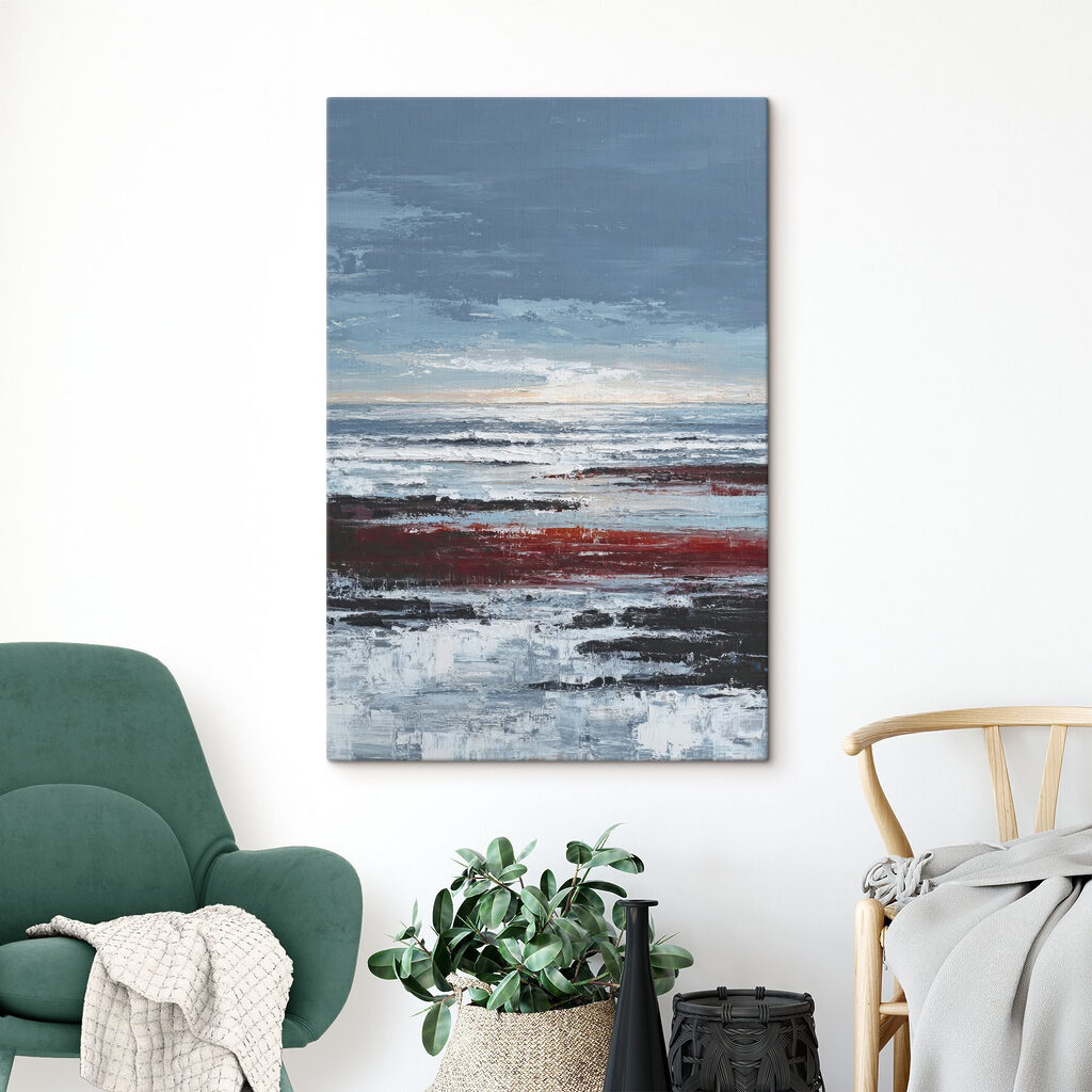 Painting of a beach
