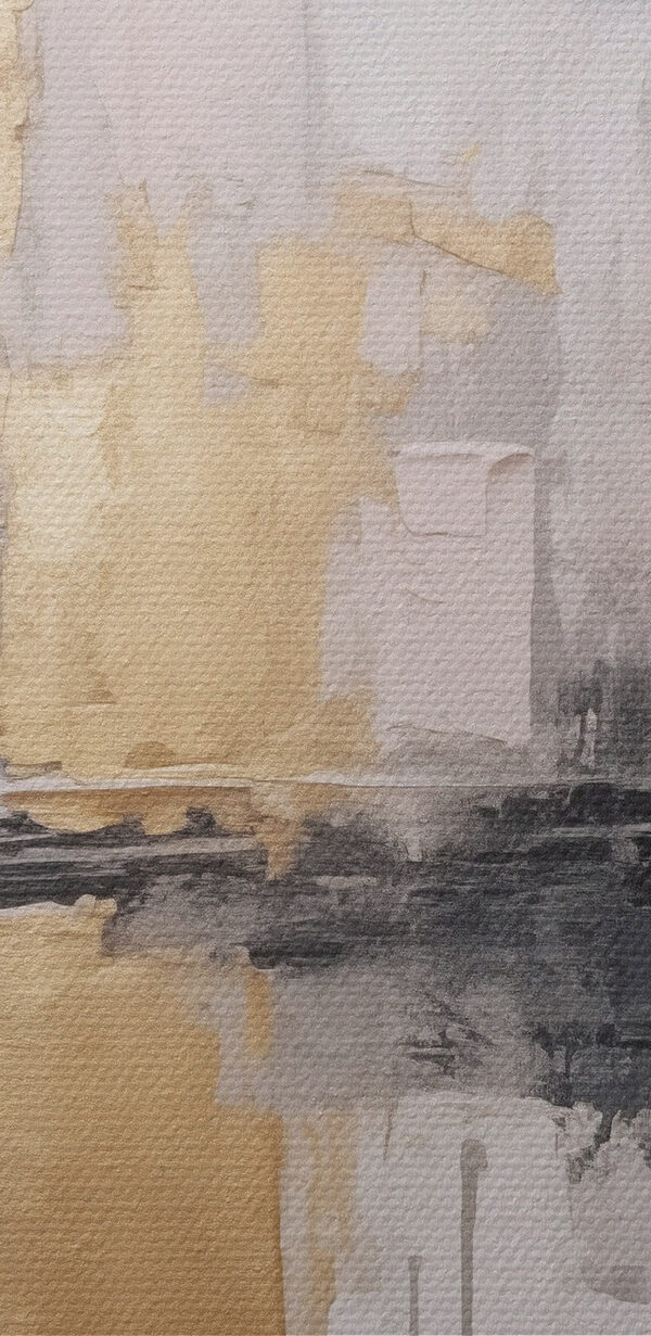 Painting of a city skyline