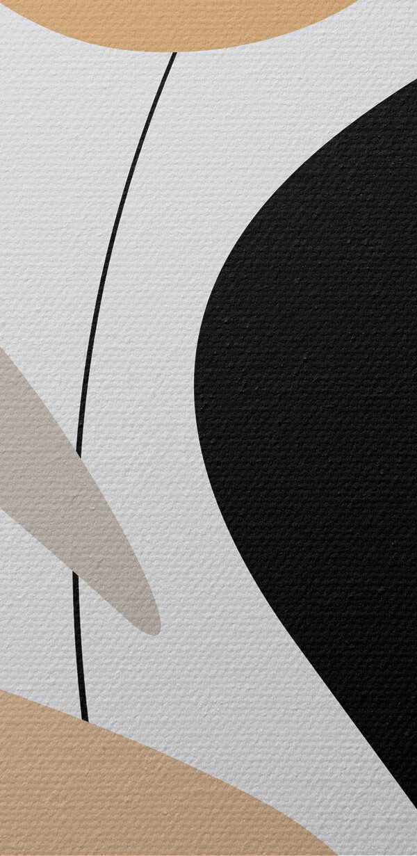 Abstract shapes in soft colors