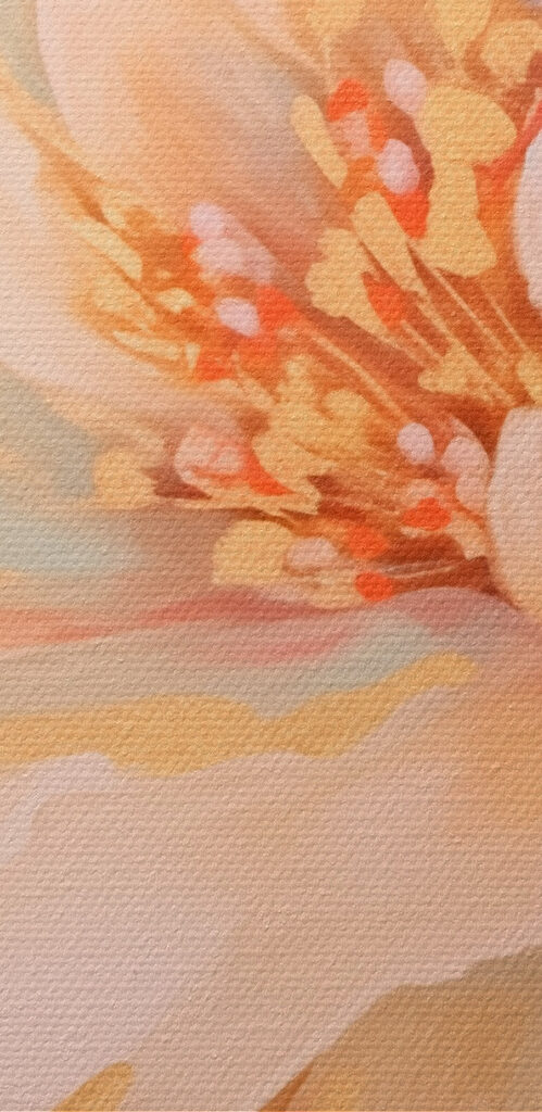 Painting of a flower Painting of a flower