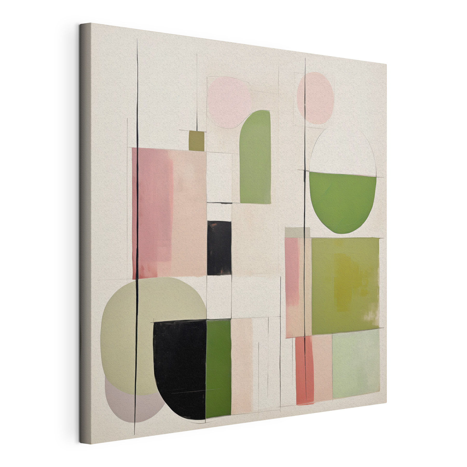 Painting of different shapes and colors