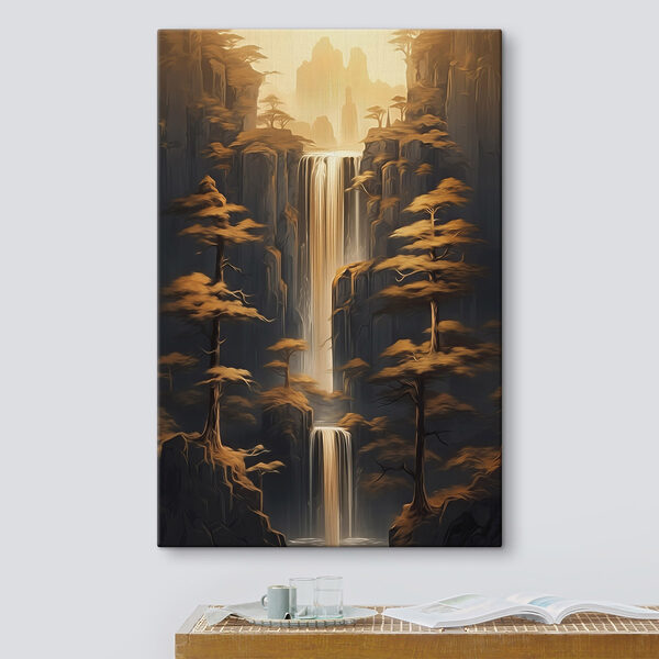 Waterfall in a forest
