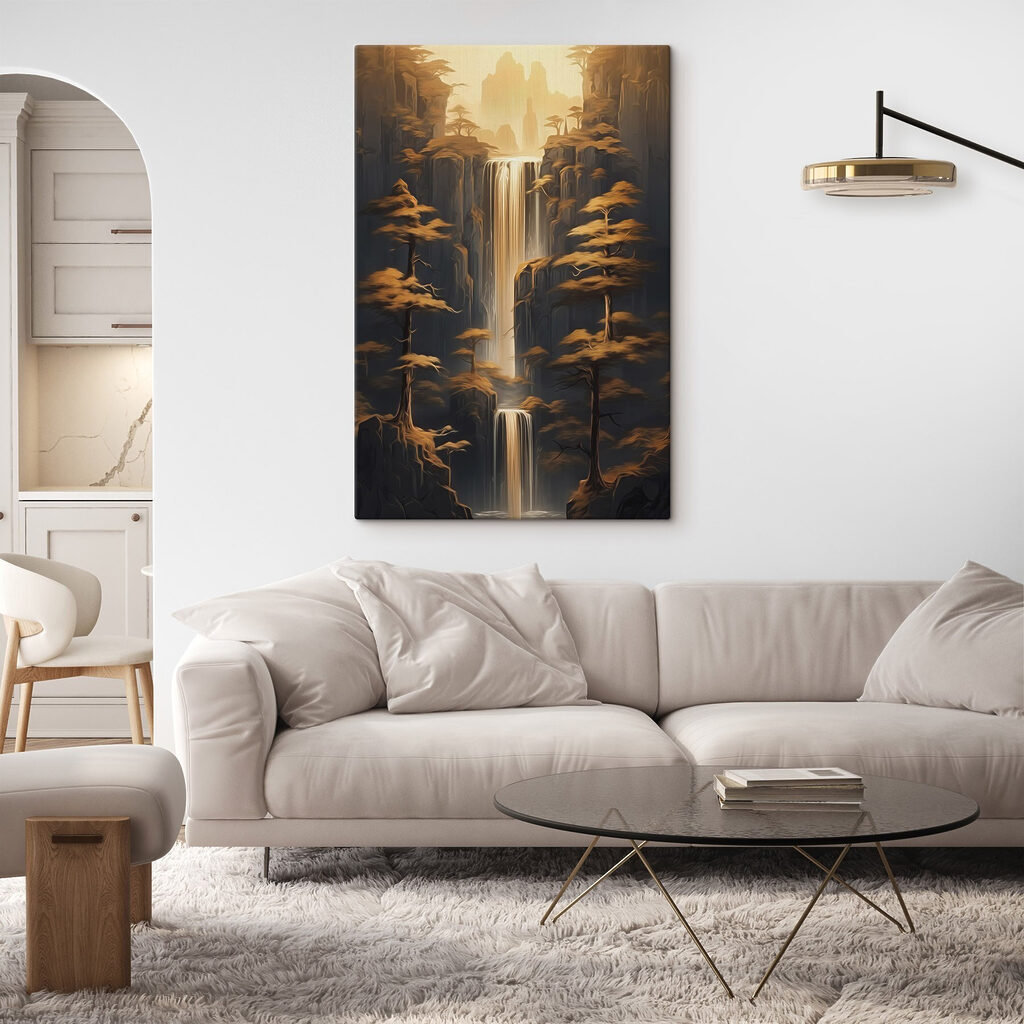 Waterfall in a forest