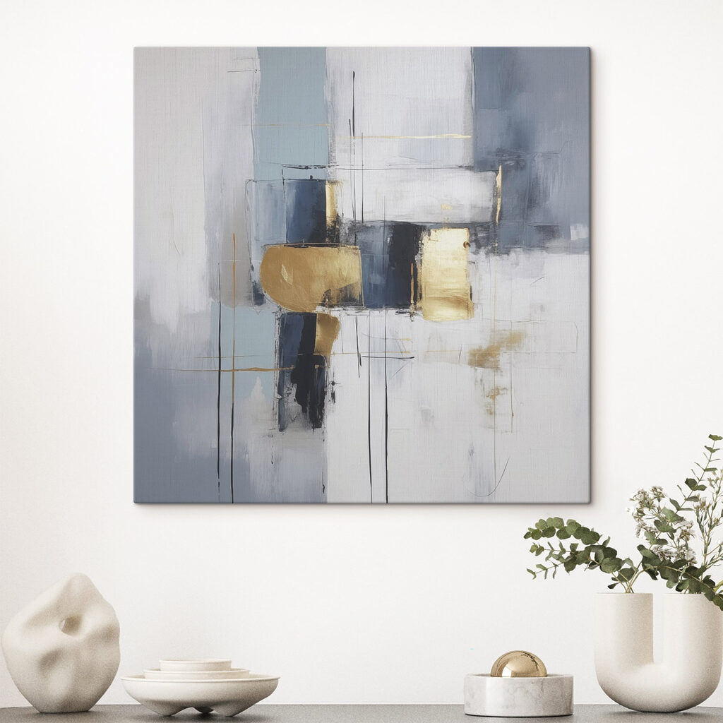 Abstract colors in harmonious balance