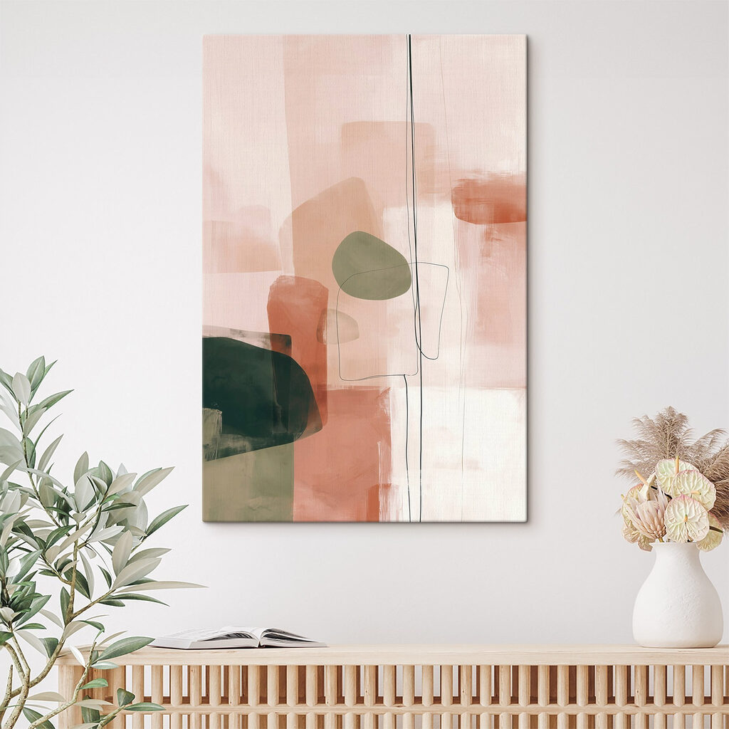 Painting of different shapes and colors Painting of different shapes and colors