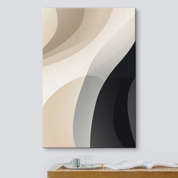 Abstract curves in soft muted tones Abstract curves in soft muted tones