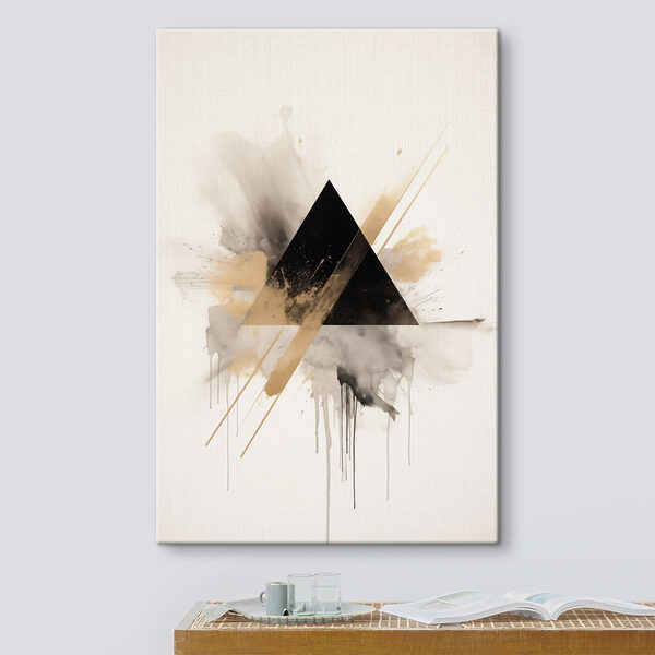Abstract shapes in muted colors