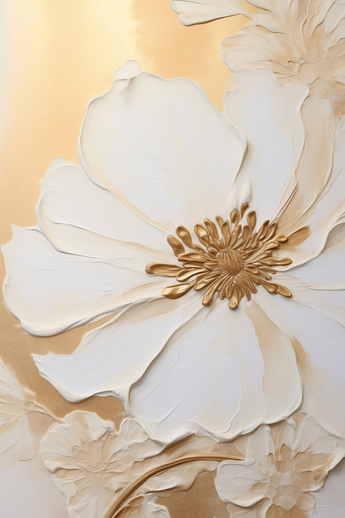 Floral elegance in soft colors Floral elegance in soft colors