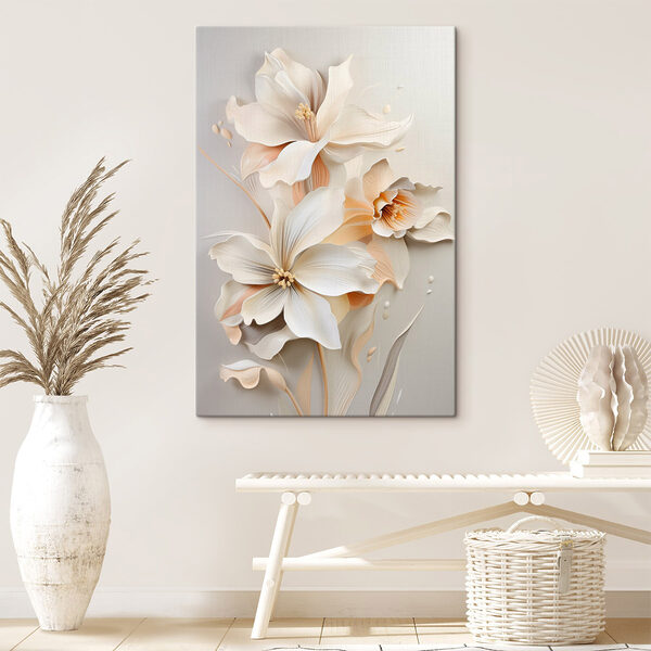 Delicate blossoms in soft pastel hues Delicate blossoms in soft pastel hues