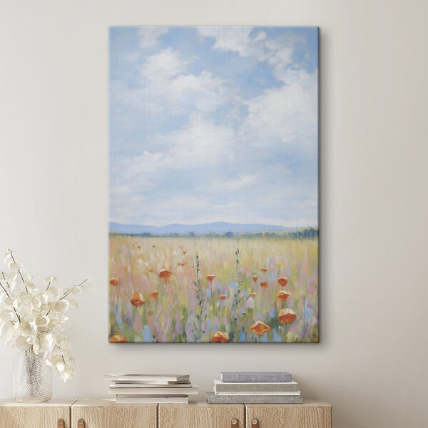 Field of flowers and grass Field of flowers and grass
