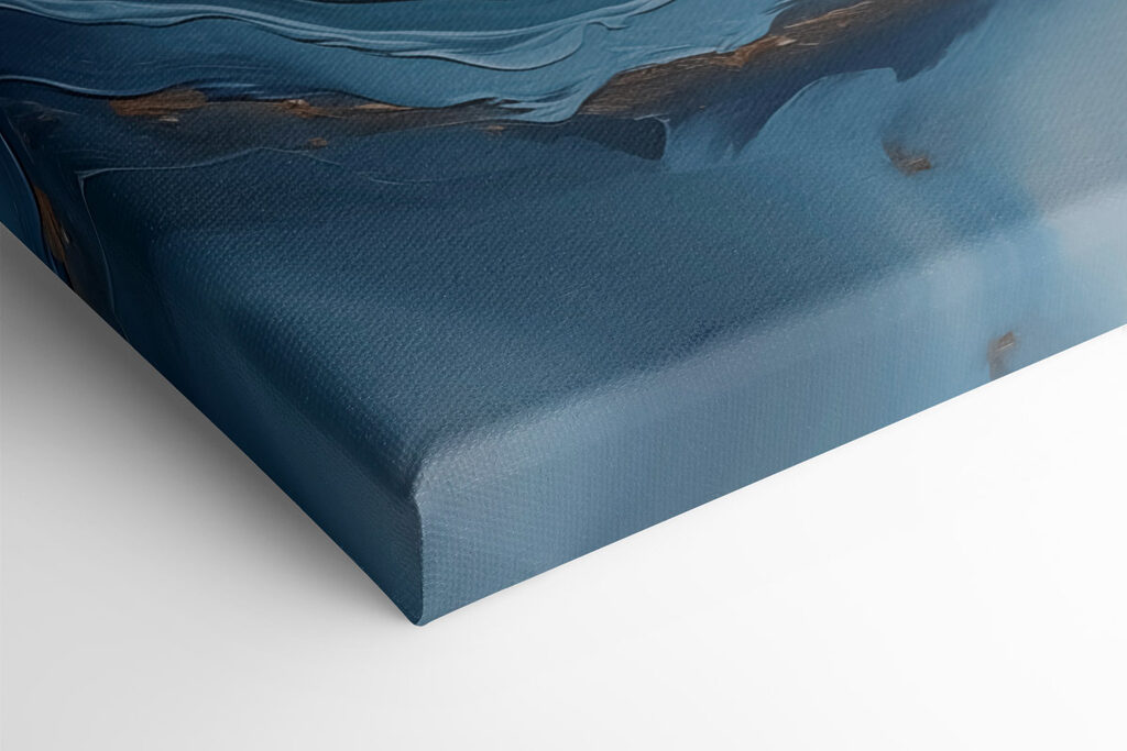 Serene waves in calming colors