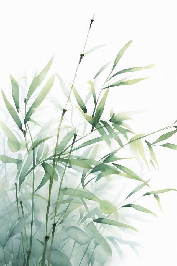 Watercolor painting of a plant
