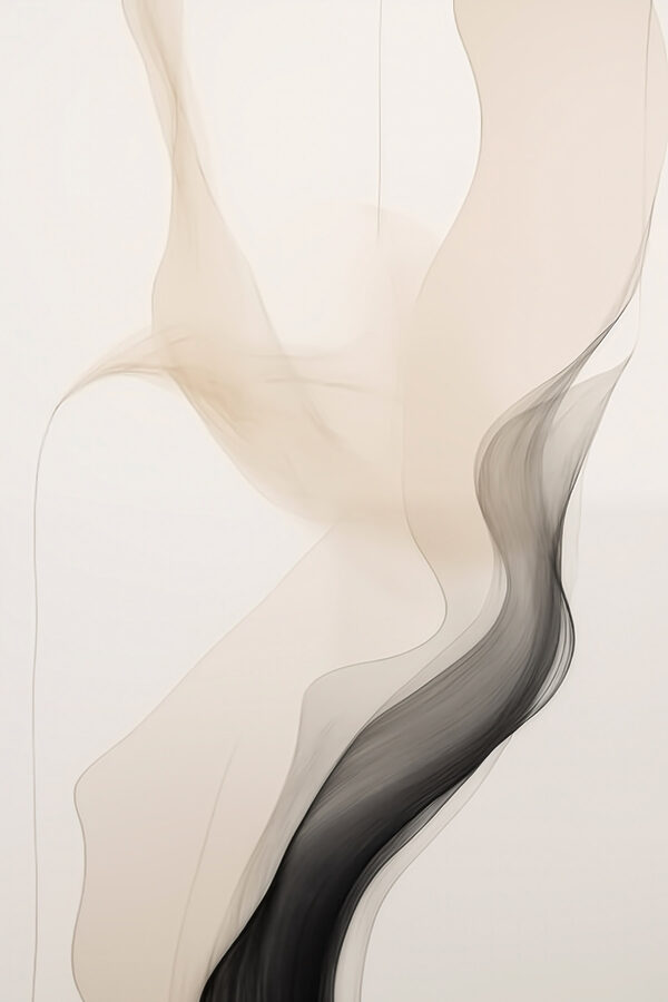 Black and white smoke