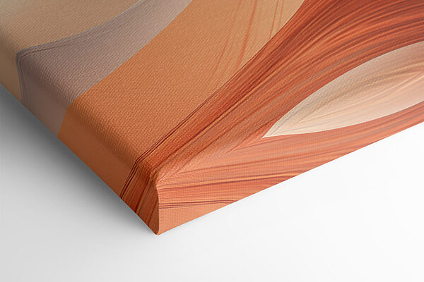 Soft waves of warm desert hues