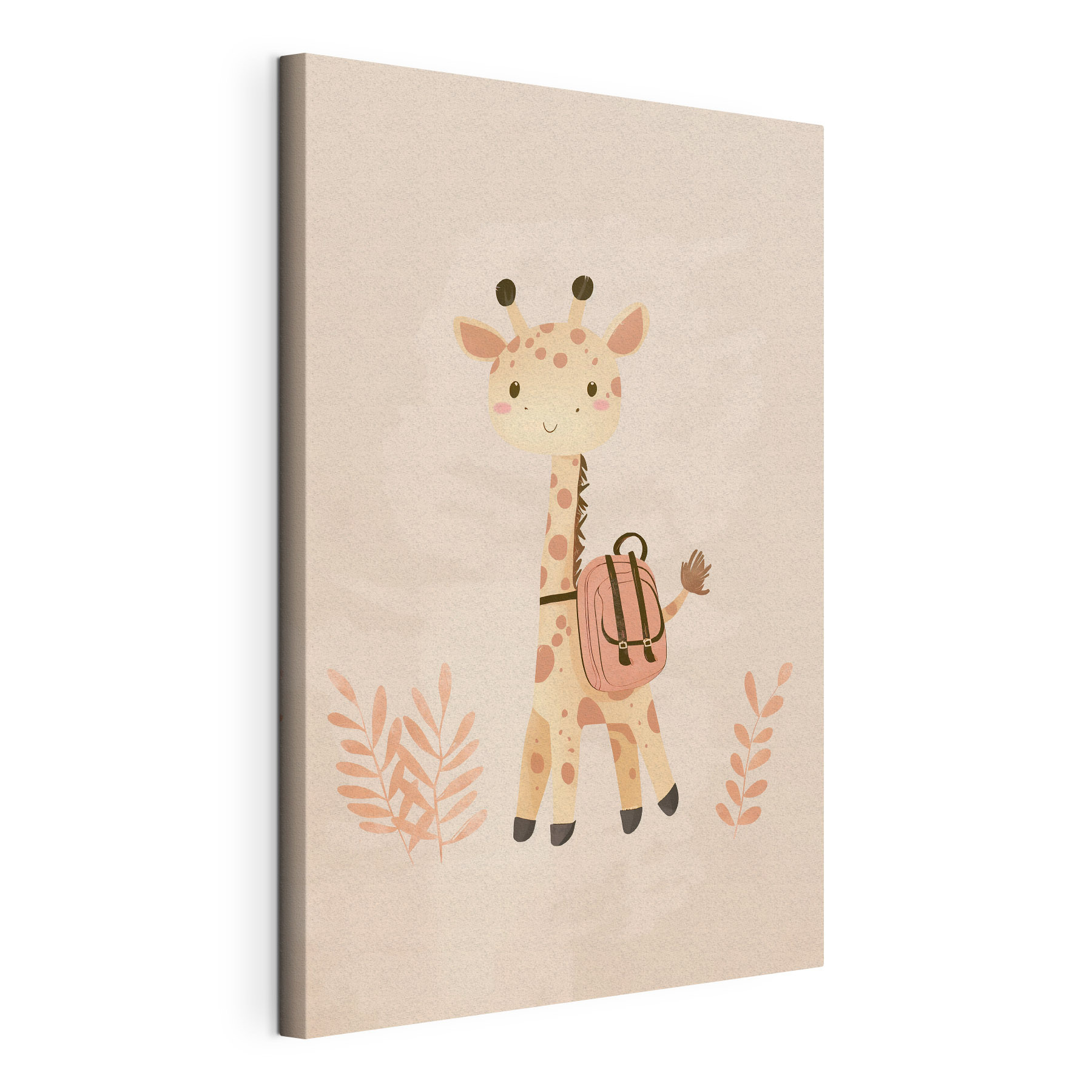 Giraffe with a backpack Giraffe with a backpack