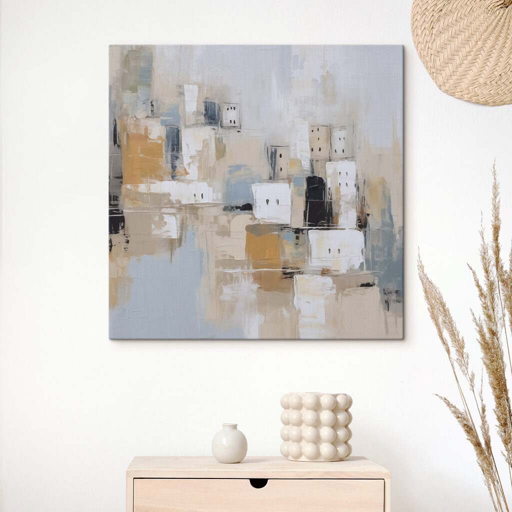 Painting of a city