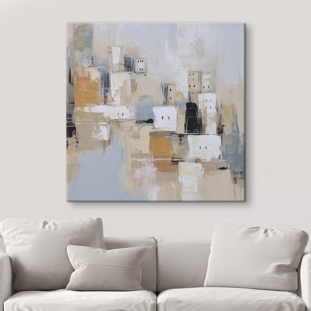 Painting of a city